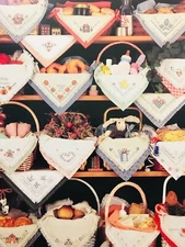Graph-It Arts BASKETS OF LOVE Cross Stitch Patterns & Instructions Book 28 VTG