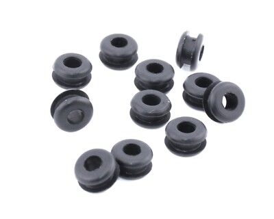 5/16'' Hole Size x 3/16  ID w 1/8  Groove Rubber Wire Grommets  Panel Bushings