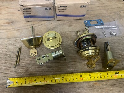 Deadbolt + G- Force lock  lot of 2 - WORK USED locksmith door lock w/ hardware
