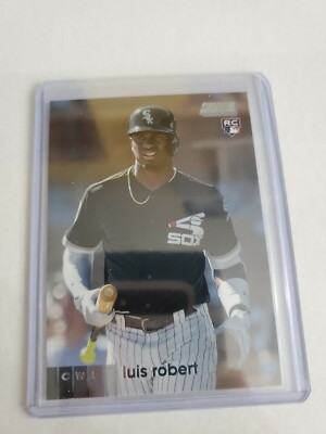 2020 Topps Stadium Club LUIS ROBERT Base ROOKIE Card #289 White