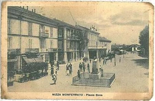 34244  CARTOLINA d'Epoca ASTI provincia - Nizza Monferrato 1923