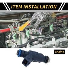 Kraftstoff Injektor für Ford Explorer 02-03 Düse 4 Löcher Navy Blau