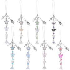 1 Box 8Pcs Butterfly Phone Charms Cute Cellphone Charm Bulk Cute Aesthetic Ac...