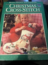 Better Homes and Gardens Christmas Cross Stitch Hardcover 1987