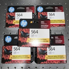 Lot Of 5 HP 564 Photo Ink Cartridge CB317WN NEW SEALED Expires 07/2026