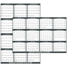 2026-2027 Large Dry Erase Calendar for Wall - JUL. 2026 - JUN. 2027, Gray