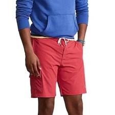POLO Ralph Lauren 8.5" Kailua Classic Fit Swim Trunks Shorts Red Men's 2XL XXL