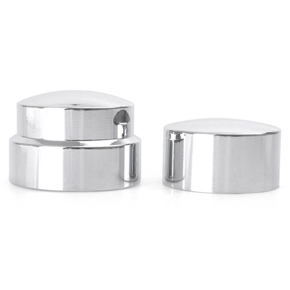 For Harley Sportster 1200 883 Chrome Rear Axle Nut Covers Cap — 第 3/4 张图片