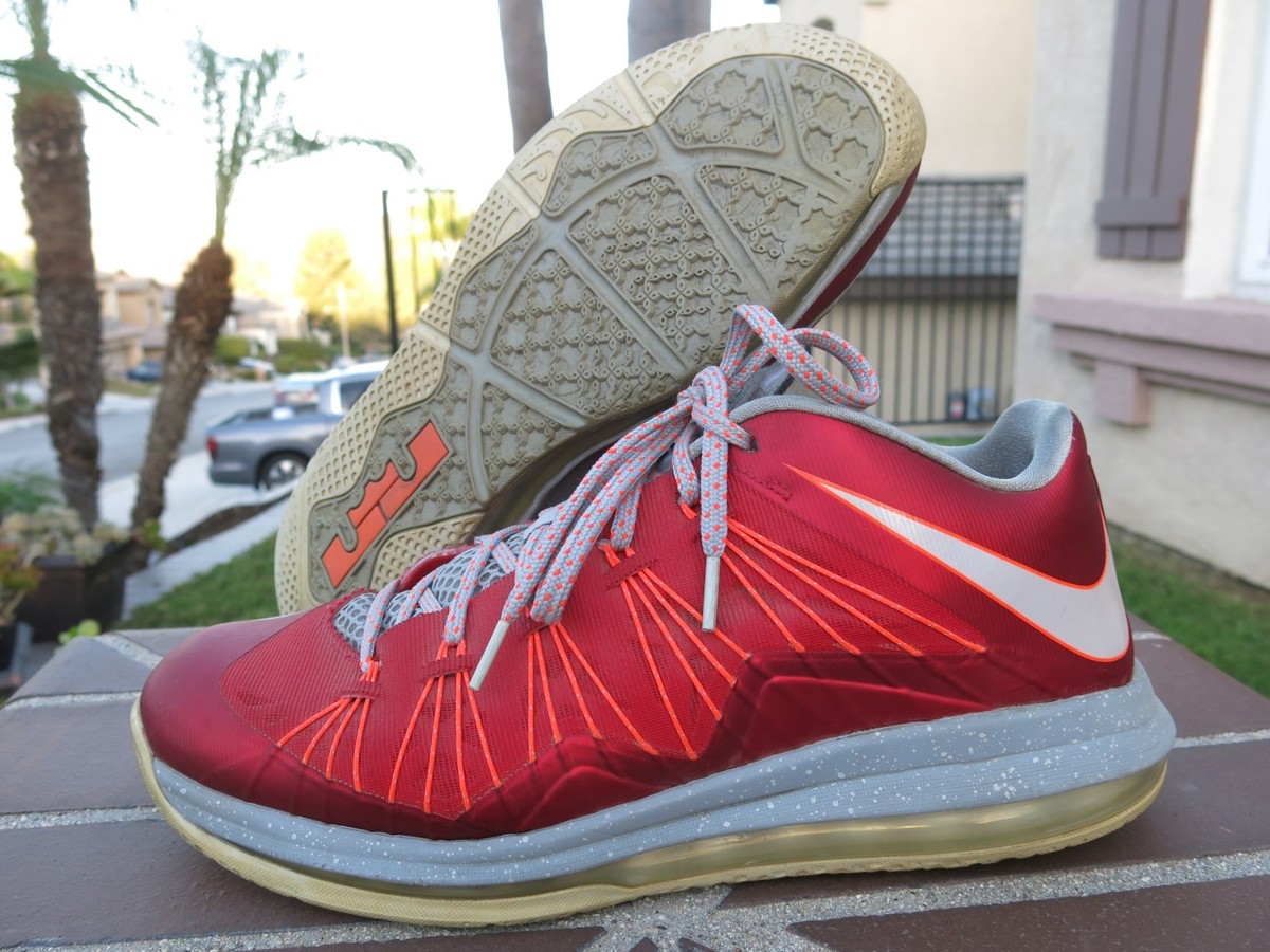 Air Max LeBron X Low Men's Athletic Sneakers 579765-600 | eBay