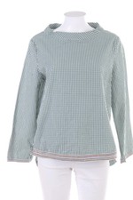 Manufaktur Grasegger Bluse Karo S grün