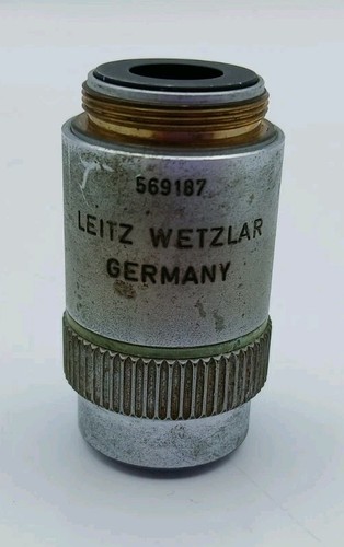 Leitz Wetzlar Germany 569187 HL 20 X 0.30 Microscope Objective Eyepiece - Picture 2 of 7