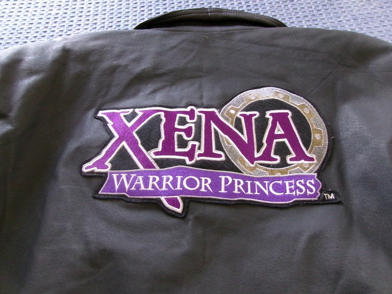 XENA WARRIOR PRINCESS New W/Tag XL Official Black Leather Jacket Lucy Lawless