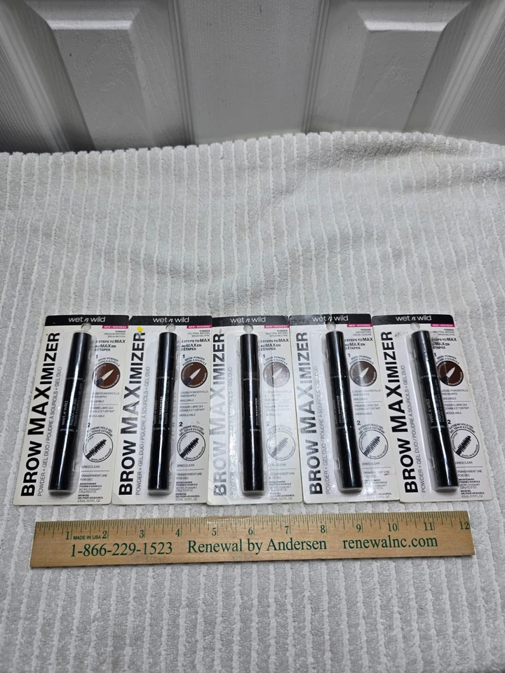 Wet n Wild Brow Maximizer Powder + Gel Duo 3.5 ml / 0.11 fl oz - Lot of 5 (M - Image 2 of 4