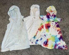 Toddler Girls 3T Bathing Suit Cover Up Gap Cat  Jack Old Navy Lot Of 3