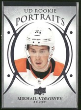 2018-19 Upper Deck Mikhail Vorobyev UD Portraits RC #P-67 Philadelphia Flyers