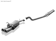 Fox Komplettanlage ab Kat Opel Zafira A 2x76mm rund eingerollt gerade