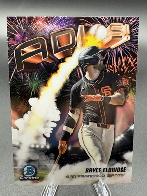 #ad 2025 Bowman Chrome Adios Bryce Eldridge San Francisco Giants #AD 10 12626 $1.69