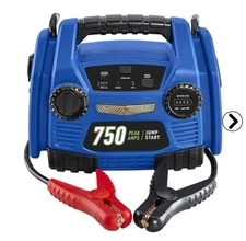 CEN-TECH 750 Peak Amp Portable Car Battery Jump Starter and Power Pack