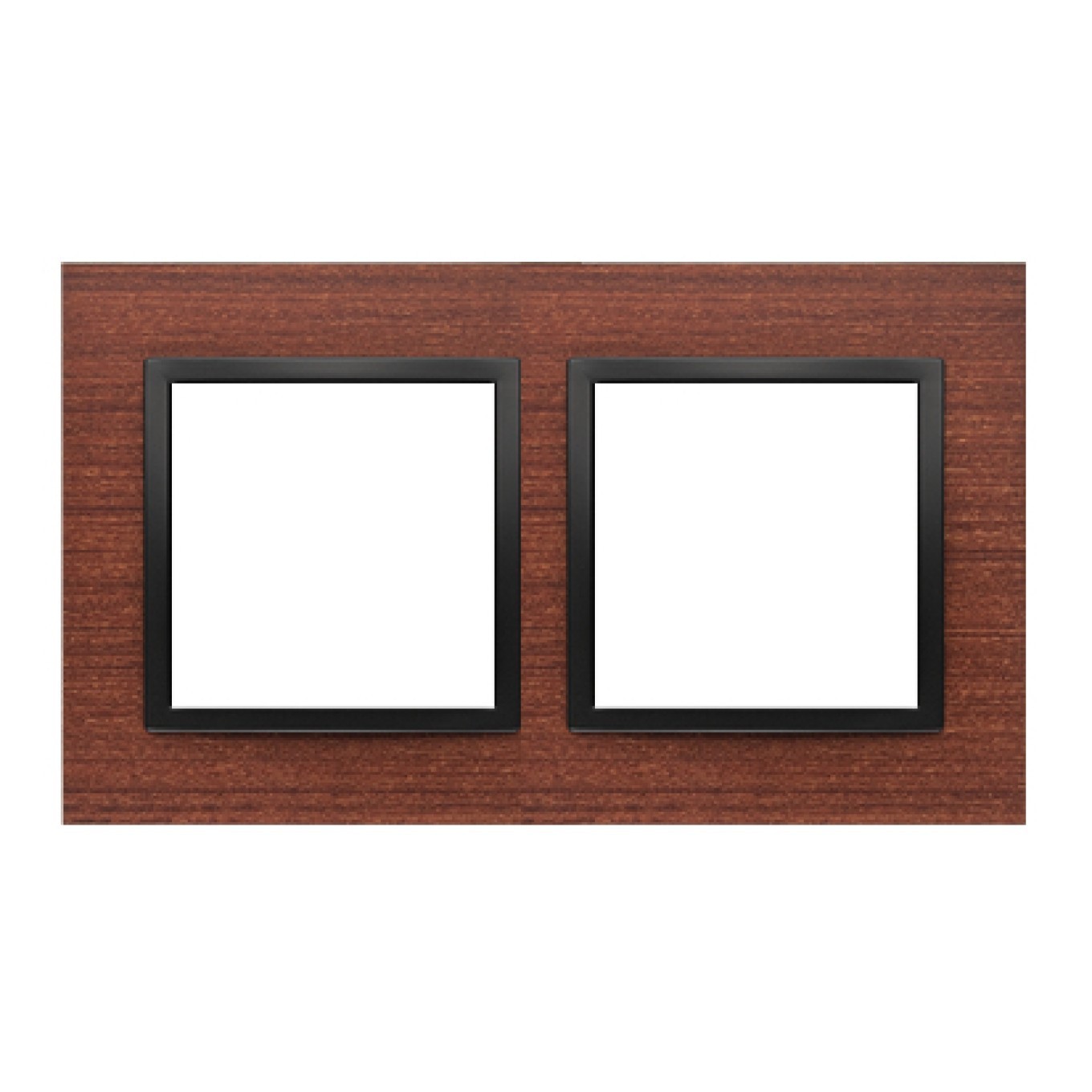 Simon 54 Nature Wooden Frame 2 Tier, Black Walnut DRN2/87