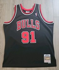 Authentic Mitchell Ness Swingman Jersey Chicago Bulls 97 Dennis Rodman XL