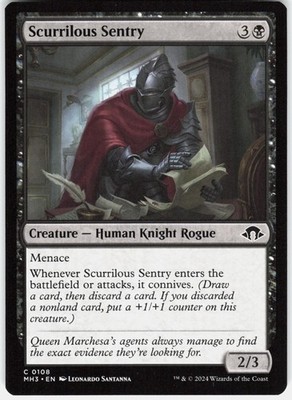 Scurrilous Sentry C Modern Horizons 3 108 LP