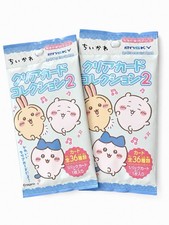 Chiikawa Clear Card Collection 2 Japanese Sealed Pack 2 Packs Japan Anime