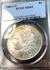 1882-CC Morgan Dollar PCGS MS64 Nice Best Price on Ebay* CHRC