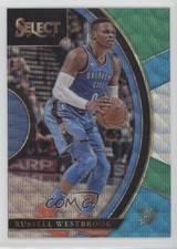 2017-18 Panini Select Concourse Tri-Color Prizm Russell Westbrook #22 l3a