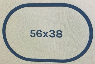 Jumbo 56  X 38  Complete Bachmann HO Scale EZ-Track  Oval  - NEW From Train Sets