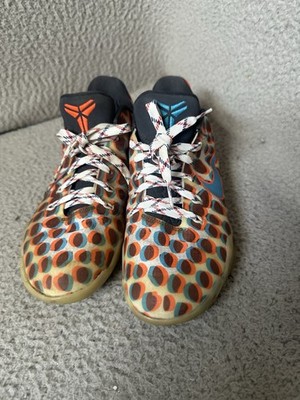 Nike Kobe 11 XI Low Em 3D Polka Dot Mens Size 8 Orange Basketball