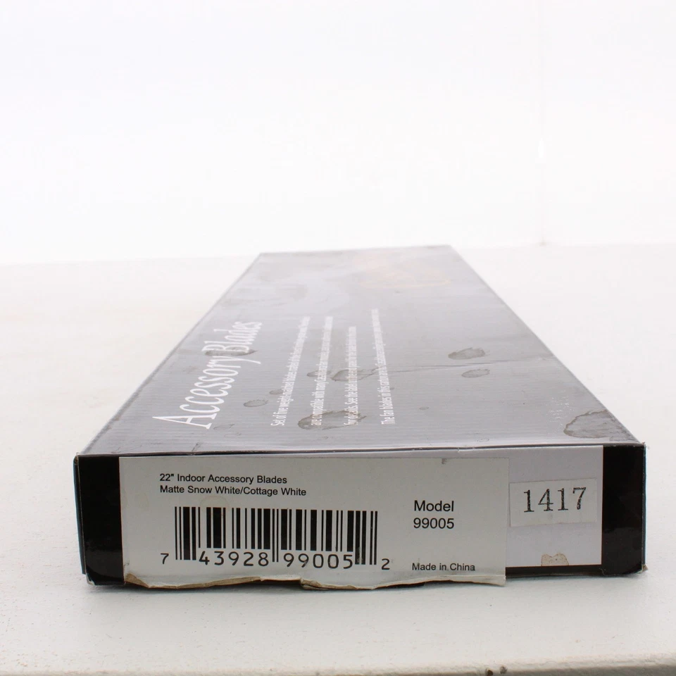5pk Casablanca 99005 aspas de ventilador de techo 22" blanco/mate blanco como la nieve Foto 2 de 2