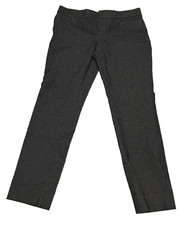 Banana Republic Women's Dress Pants Gray Size 2 Fit Ankle Lenghth Flat Front