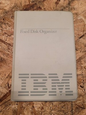 Vintage OEM IBM Fixed Disk Organizer Version 1.0 (1983) 3.5'' & 5.25''