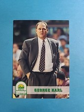 George Karl 1993-94 Skybox NBA Hoops Basketball Card # 254 J3372