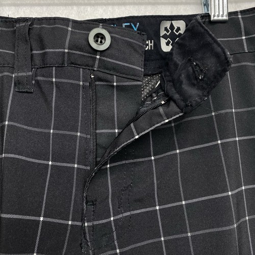 Ocean Pacific Op Flex 4 Way Stretch Men's Golf Shorts Black Plaid Size 30 - Picture 6 of 17