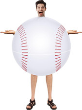 Adult Inflatable Costume 4.9-6.2 Ft Halloween Costumes for Men Women Funny Blow