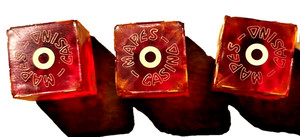 Mapes Casino Very Old Round Logo 3 Red DICE 