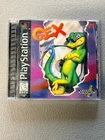 Gex PlayStation 1 PS1 CIB Complete Manual & Black Label Tested