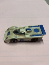 AFX Slot Car HO Scale A/FX White Blue Ferrari 512M Race Racecar Vintage