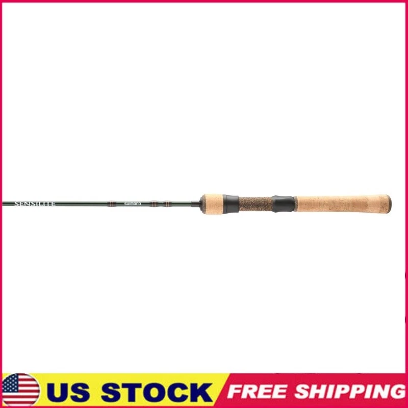 Lightweight Graphite Spin Fishing Rod W/ Cork Grip Trout Panfish Finesse New