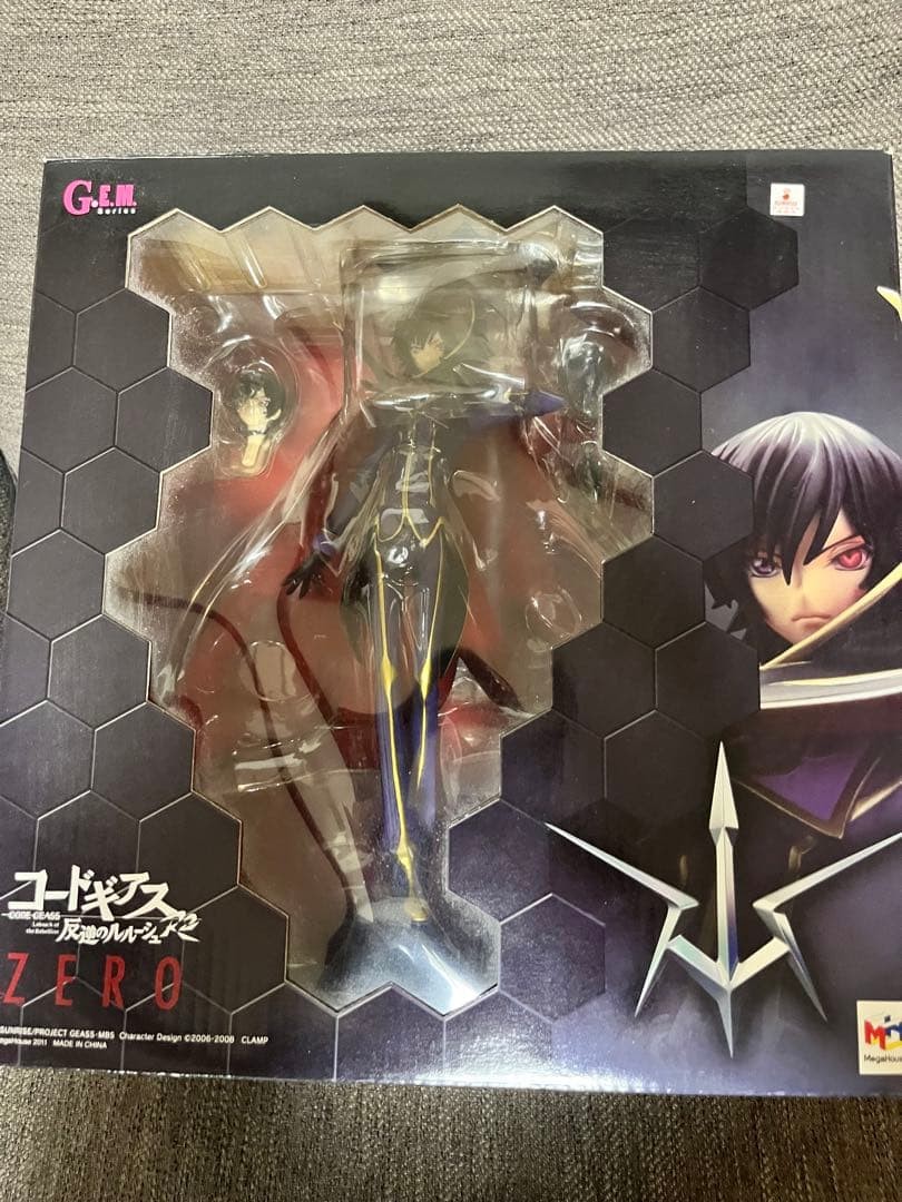 MegaHouse GEM Code Geass R2 Zero Figure Lelouch Anime Authentic