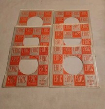 45 RPM 7" RECORD SLEEVES CO. SLEEVE 6 PACK SEE PHOTOS Eric Records SLV315 