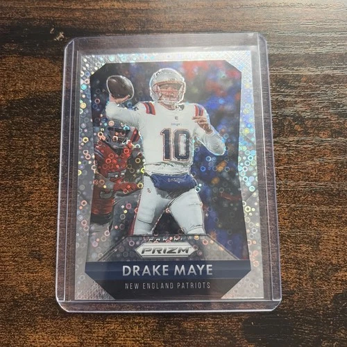 2025 Panini Prizm - Prizm Flashback Drake Maye #8 No Huddle Prizm