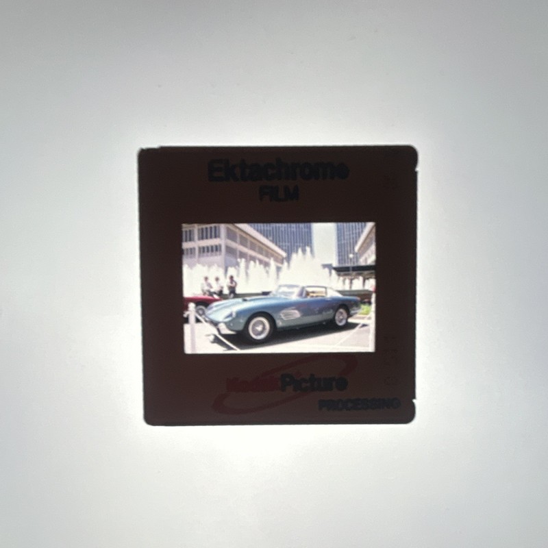 Ektachrome 35mm Color Mounted Film Slide Automobile Automobilia Landscape