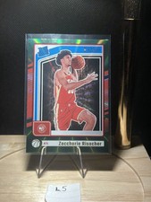 Zaccharie Risacher #219 - Green Lazer Holo RC - 2024-25 Panini Donruss - Hawks
