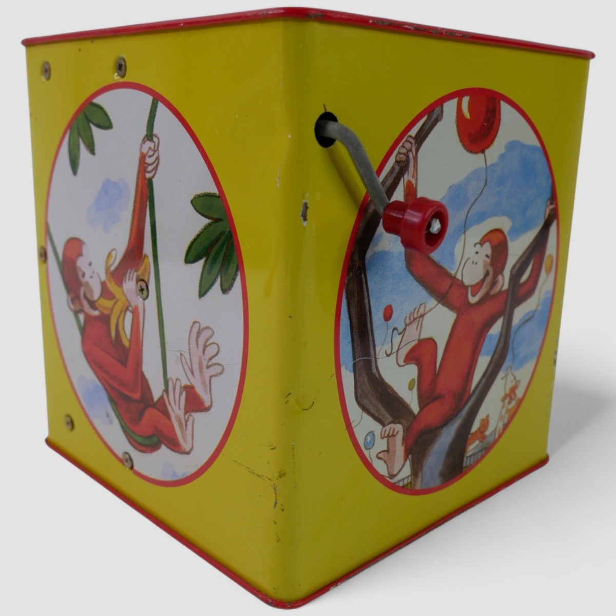 Schylling Classic Curious George Musical Jack in the Box Toy for