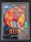 2025 Topps Cosmic Chrome James Wood Planetary Pursuit RC Sun #PPS-7 Nationals
