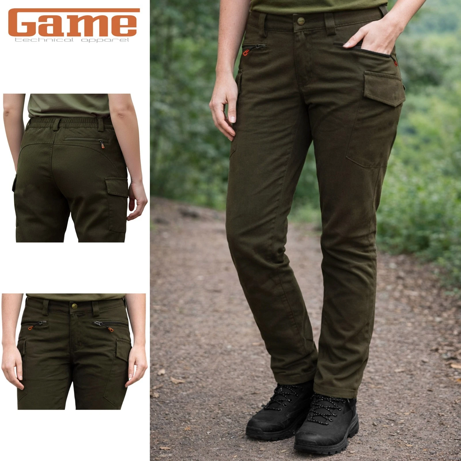 Game Elise Ladies Waterproof Trousers | Breathable Mesh Lined Outdoor Pants