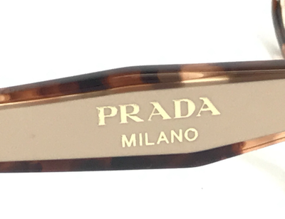 Prada Eyeglasses Frames VPRB03 07R-1O1 Tortoise Square Italy 52-17-140 Prada Eyeglasses Frames VPRB03 07R-1O1 Tortoise Square Full  main image 4