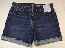 Cat Jack Girls Shorts Size 10/12 Brand New Mid Rise Adjustable Waist